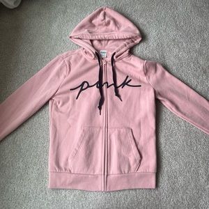 Victoria’s Secret PINK Fleece Zip-Up Perfect Hoodie